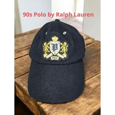Used 90s Polo by Ralph Lauren Embroidered Logo Wool Cap
