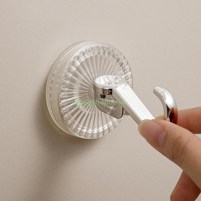 24TE No Residues Suction Cup Hooks Practical Waterproof Wall Mounts For Bathroom Kitchen Towel Robe Hanging Solution