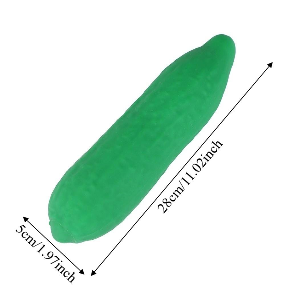 Super Soft Cucumber Squeeze Model Simulation Vegetable Pinch Slow Rebound Cucumber Photo Prop