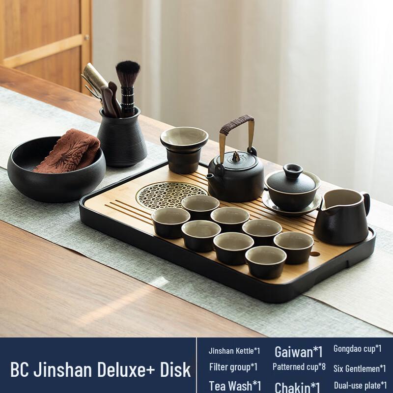 Chinese Style Kung Fu Tea Set with Melamine Tray