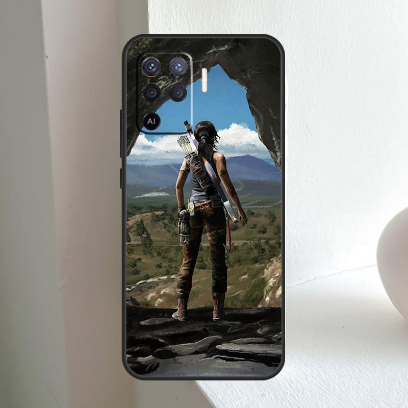 Lara Croft Tomb Raider For OPPO A80 A60 A40 A5 A6 Pro A15 A17 A57 A16 A76 A96 A18 A38 A58 A78 A98 A54 A74 A94 Case