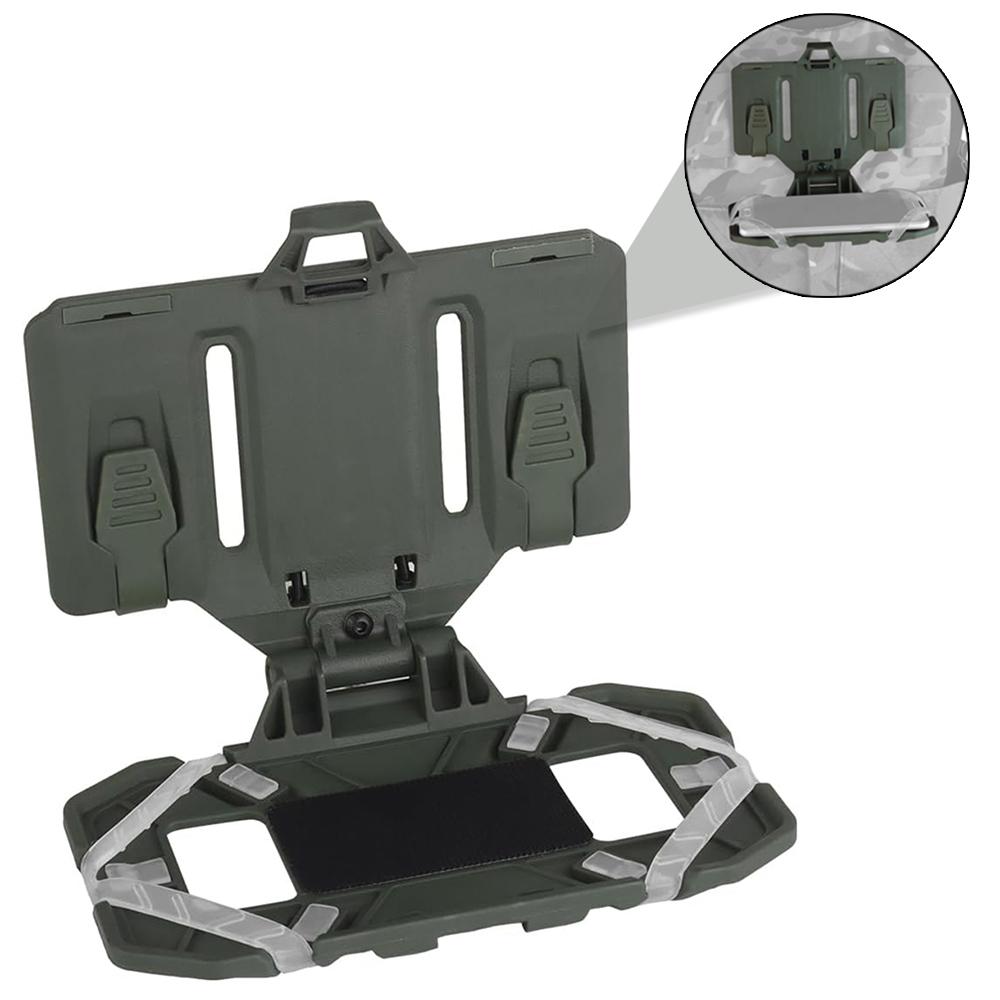 

Tactical MOLLE Phone Holder, Folding Navigation Board, Cellphone Hold Gear, Airsoft Hunting Vest Accessories, Flip Lite зелений