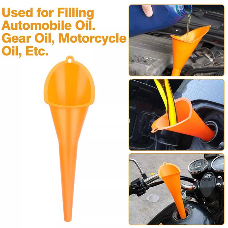 8Pcs Automotive Funnel Set With Removable Nozzle And Filter With Manual Siphon Pump For Filling Water/Gasoline/Coolant/Motor