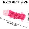 Chew Toy for Puppies - Portable Plush Toy for Dogs, Durable Toy in Bright Colors, Interactive Squeeze Toy