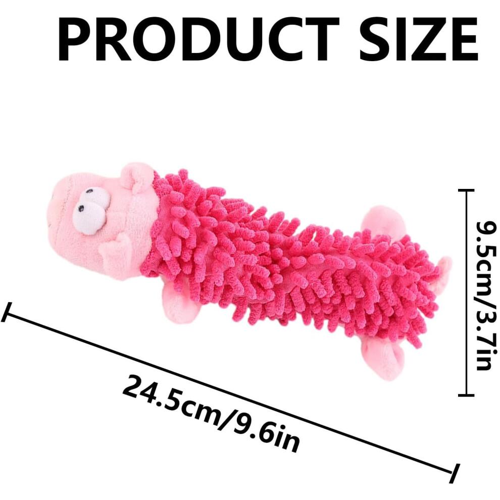 Chew Toy for Puppies - Portable Plush Toy for Dogs, Durable Toy in Bright Colors, Interactive Squeeze Toy