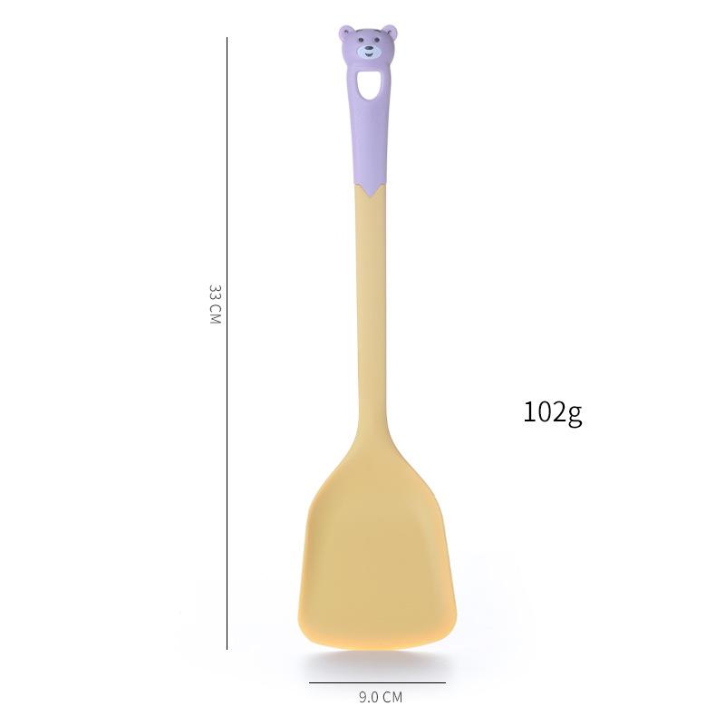 

Silicone Cooking Utensils Set Kitchen Cooking Tool Non-stick Cookware Spatula Shovel Soup Spoon Oil Brush Clip Kitchenware