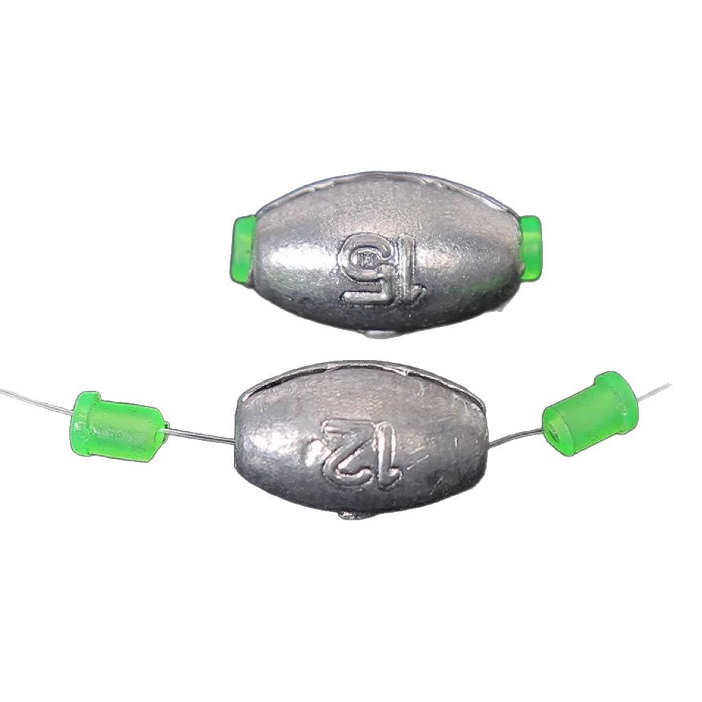Grüne Silikonkappe Blei-Senker-Stopper für die Meeresfischerei - Zubehör für weite Würfe