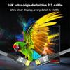 High Grade Digital Video Connection For Engaging Entertainment And Home Theater With 16K Sharpness And Improved Visual Technology