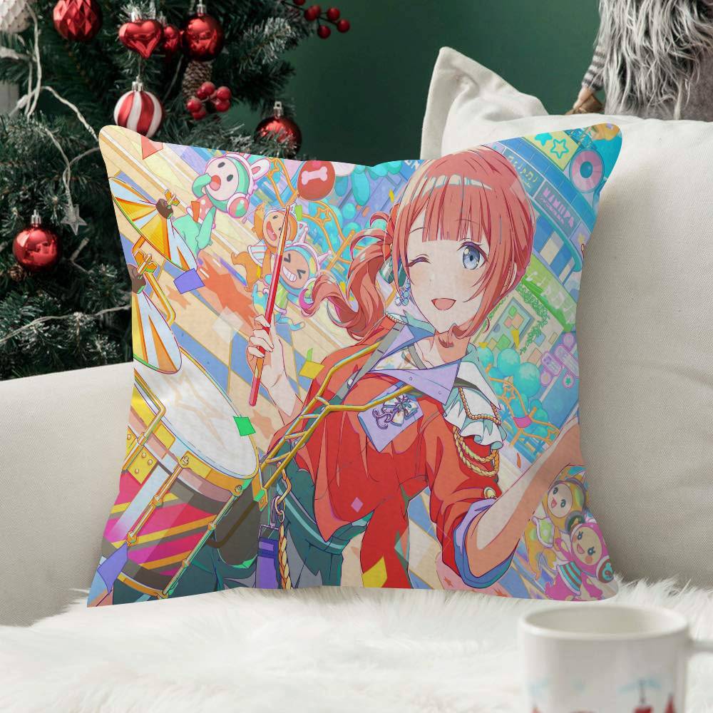 Mochizuki Honami Pillow Case Plush Fabric Soft Double Sided Print Sofa Cushion Cover Throw Pillow Covers