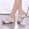 Summer Simple Comfortable Breathable Sandals with Hollowed Out Heels Fish Mouth Women's Versatile Casual Sandals