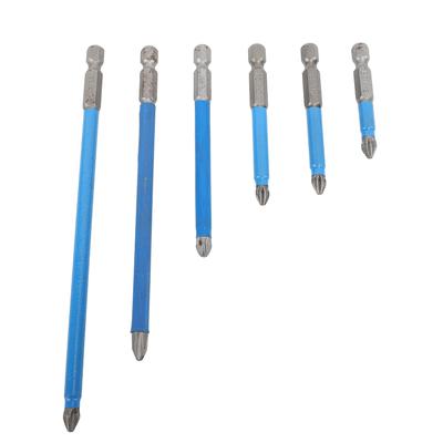 6 PIÈCES Embouts de Tournevis à Queue Hexagonale Antidérapants pour Perceuse à Main et Électrique Ensemble pour la Maison et l'Automobile R