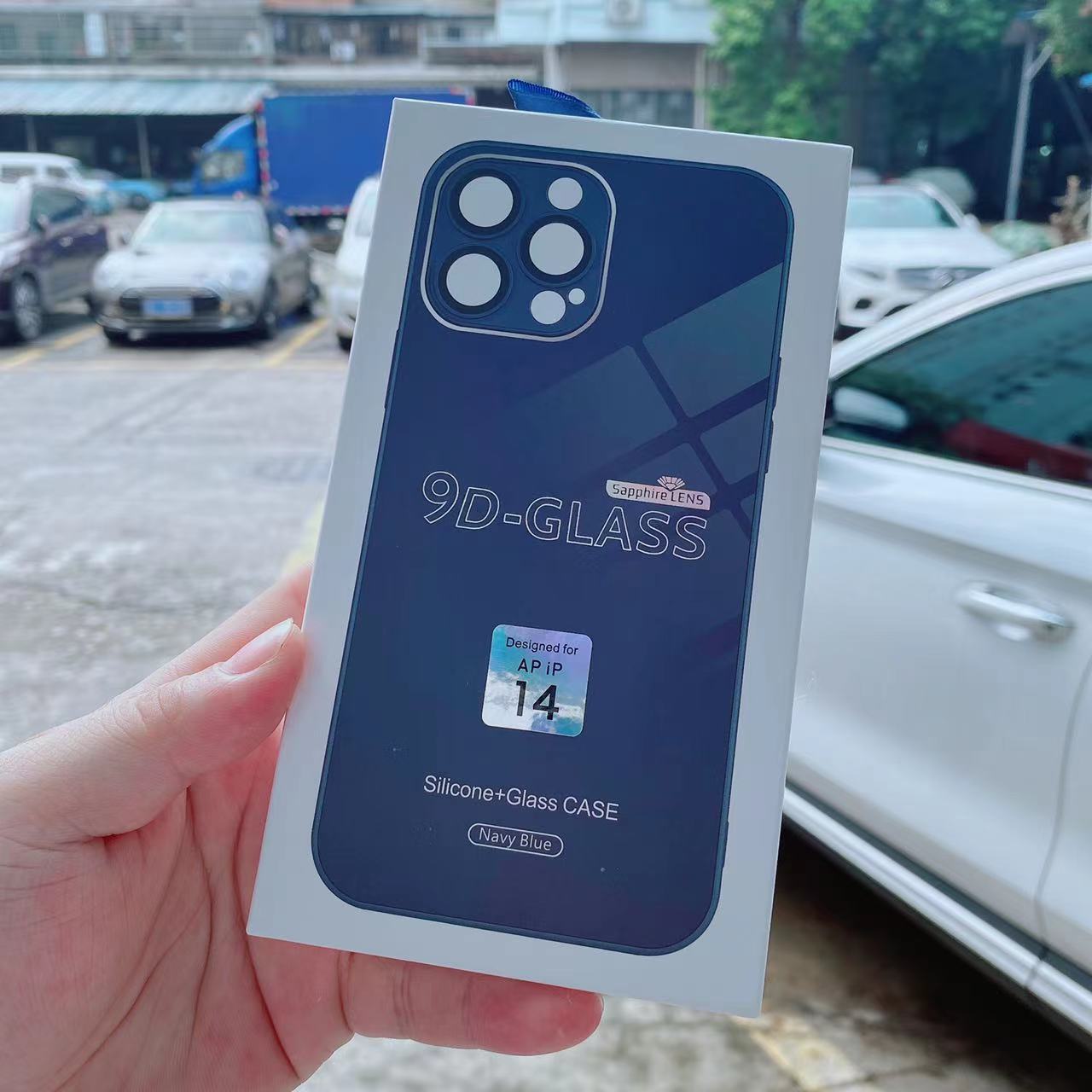 

9D силиконовые стеклянные чехлы для iPhone 14, 13, 12, 11, 15 Pro Max 15 Pro 14 15 Plus, зеркальные стеклянные чехлы для телефонов с пленкой для объектива камеры iPhone 15 Pro Max