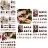 Unique Muscular Santa Claus Acrylic Christmas Ornament Mini Blind Box Set Ideal For Festive Decor