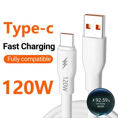 Data Cable Safe Fast Charging 120W Type-C Mobile Phone Data Line Charger Wire