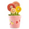 Kawaii Flower Ceramic Soup Spoon Cute Korean Ice Cream Hand Painted Coffee Dessert Long Handle Spoon Kitchen Accessories