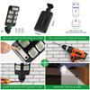 Powerful Solar Lights Outdoor Motion Sensor 3 Modes Light 72 LEDs Solar Lamp For Street, Remote Control Yard Light