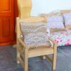 2Pcs 1/12 Dollhouse Simulation Mini Lace Pillow Sofa Cushion Living Room Decoration Dolls House Decor Accessories