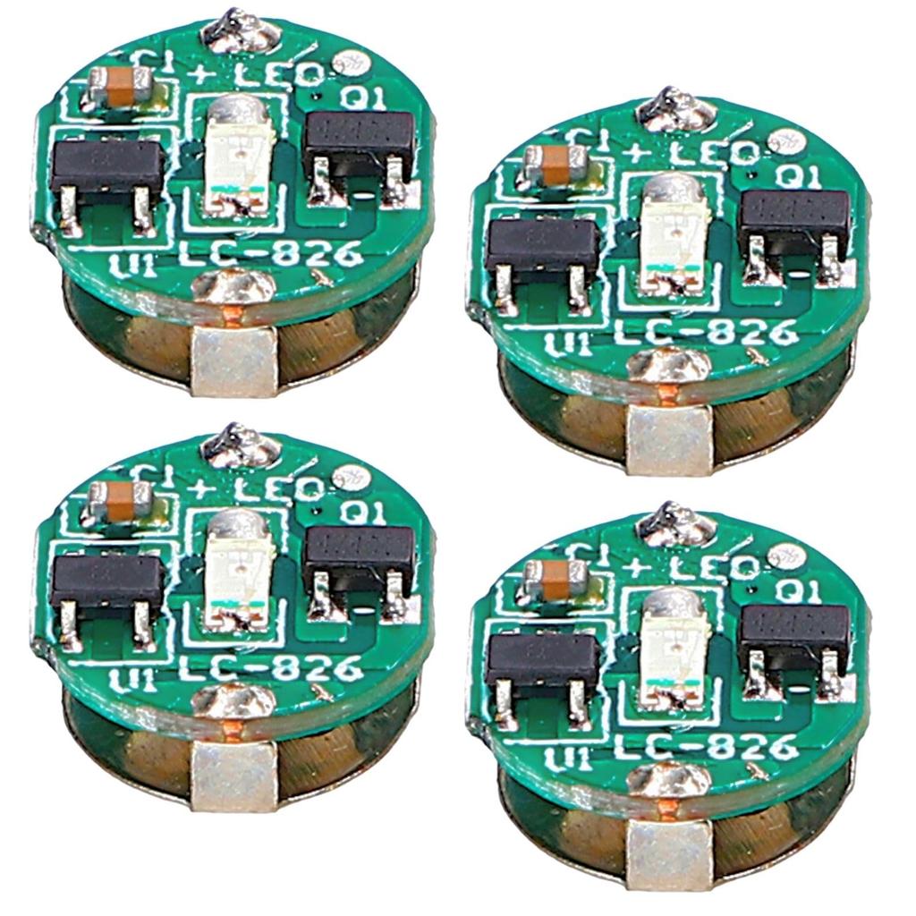 CHASO Small LED 4 Magnetic for Plastic Gundam Model Miniature Button Cell Battery Blue Lights, Pieces, Switch, Wireless, Models, Figures, Kits,