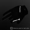 Komine GK-2603 Protective 3 Fingerless Mesh Gloves for Motorcycles Black Red S