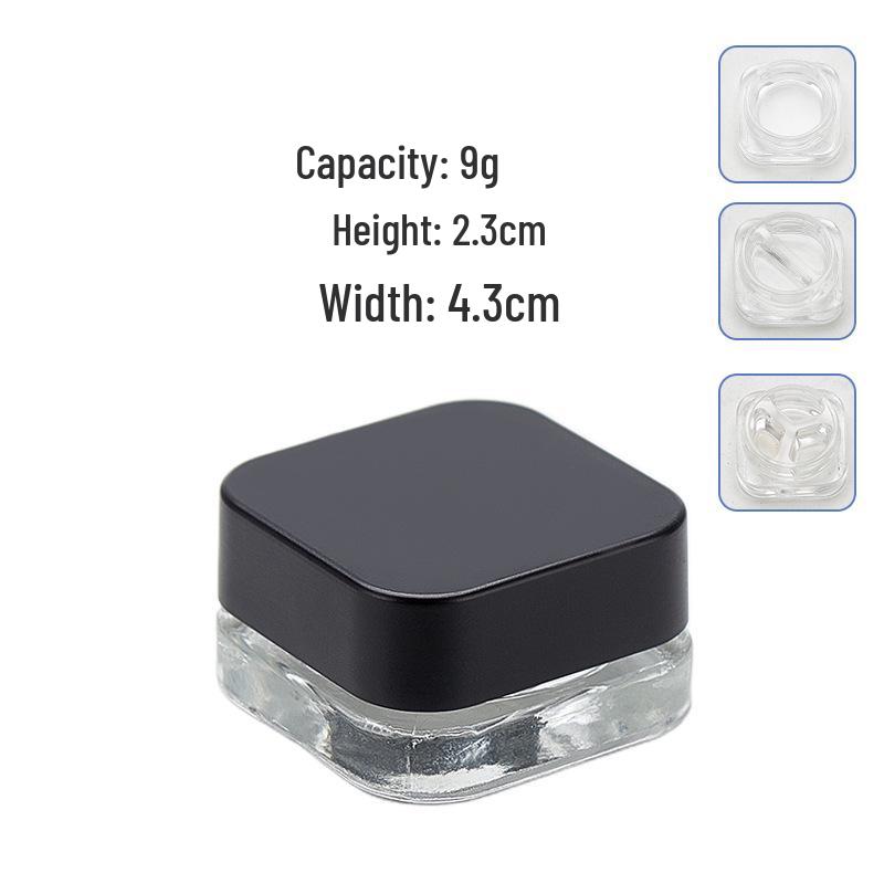 

Thick Glass Eye Cream Bottle, 9g, Travel-Ready & Reusable, Multiple Specs