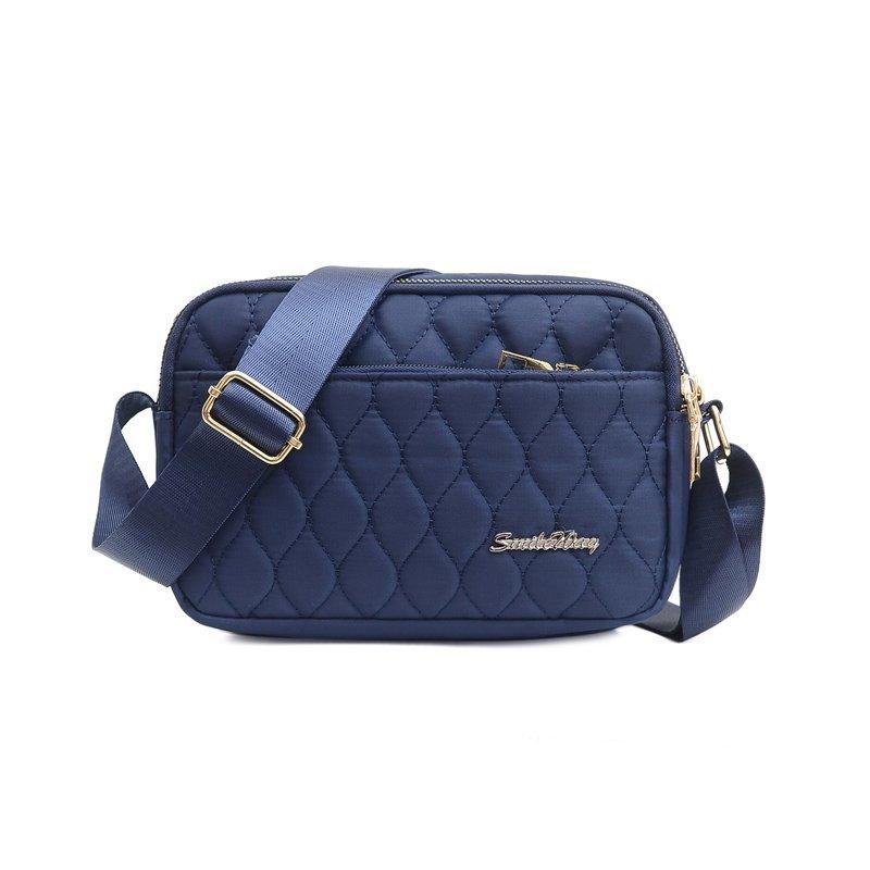 

Women Nyl Handbags Messenger Bag Washed Tote Lightweight Waterproof Shoulder Bags Fashi Zipper Crossbody Bag Purse темно-синього кольору