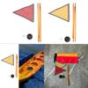 Kayak Flag Base Kit 4ft Aluminum Alloy Multifunctional with Stable Accessories for Yacht