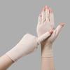 New Fashion Women's Cotton Dot Summer Fingerless Half Finger Anti-Skid Sun Protection Printing anti-UV Thin Short Driving Gloves