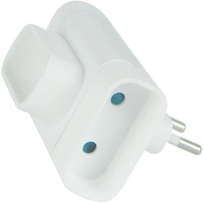 TEC HIT Dreifachsteckdose ohne Erde 3x6 A