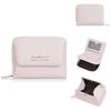 Fashionable And Minimalist Short Wallet With Letter Printing Design For Daily Use And Wearresistant Durability