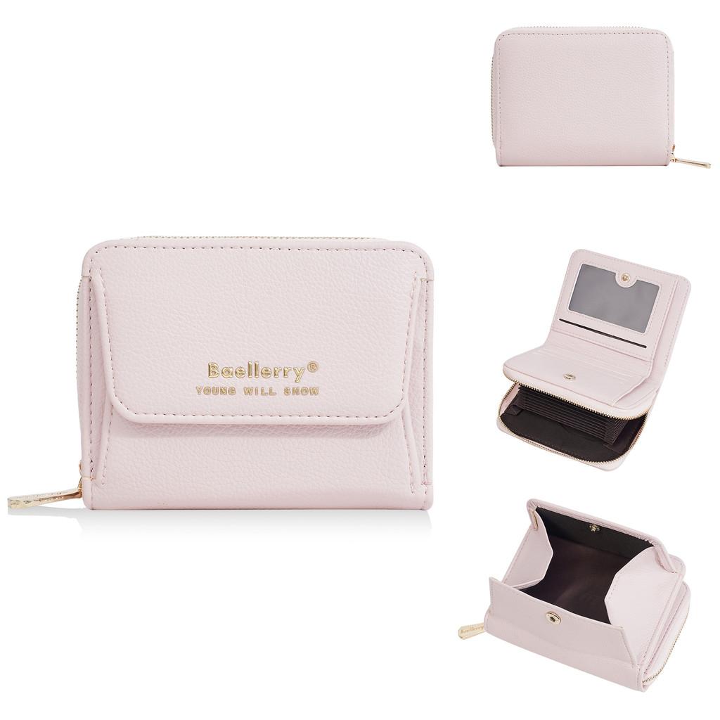 Fashionable And Minimalist Short Wallet With Letter Printing Design For Daily Use And Wearresistant Durability