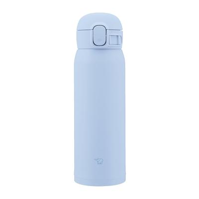 ZOJIRUSHI láhev na vodu bezešvá 480ml One Touch Nerezový hrnek Airy Blue Integrované balení umožňuje umýt pouze 3 kusy SM-WS48-AM