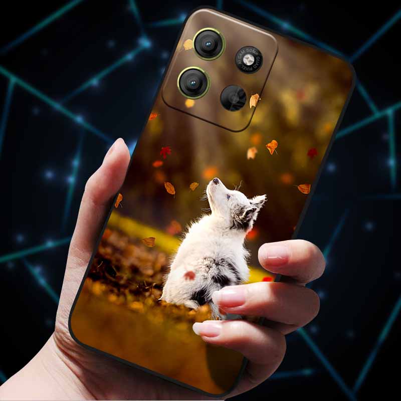 For Moto G15 4G Case Painted Cats Soft Silicone Lovely Back Case for Motorola Moto G15 Power G 15 Phone Cover MotoG15 etui Funda