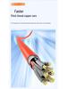 180° Rotating Zinc Alloy 3-in-1 Fast Charging Data Cable