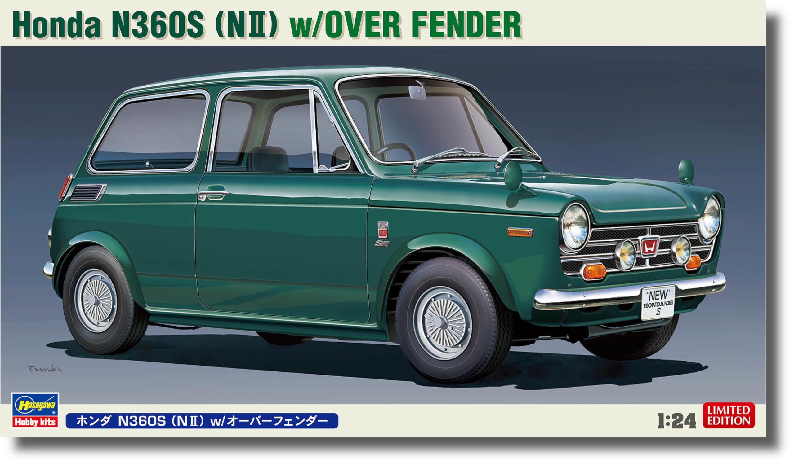 

Hasegawa Honda N360S Пластиковая модель 20659 1/24 (Н II) с расширителями арок