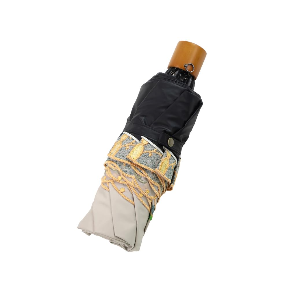 Folding Parasol for Grade 1 Sun UV Suitable for Sunny and Rainy Durable Water Floral and Bird Day Gift [Chinoiserie Modern] Women, Protection, Cut,