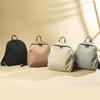 Large Capacity Canvas Backpack Women Casual Lightweight Commuter School Travel Daypack Simple Design