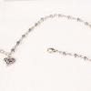 Heart Flower Anklet for Women Ankle Bracelet Tobillera Boho Foot Chain Jewelry