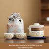 Xunyi Antique Charm Ceramic Travel Tea Set