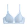 Traceless underwear women's summer thin comfortable and breathable summer underwear upper support anti-sagging breast no steel ring bra