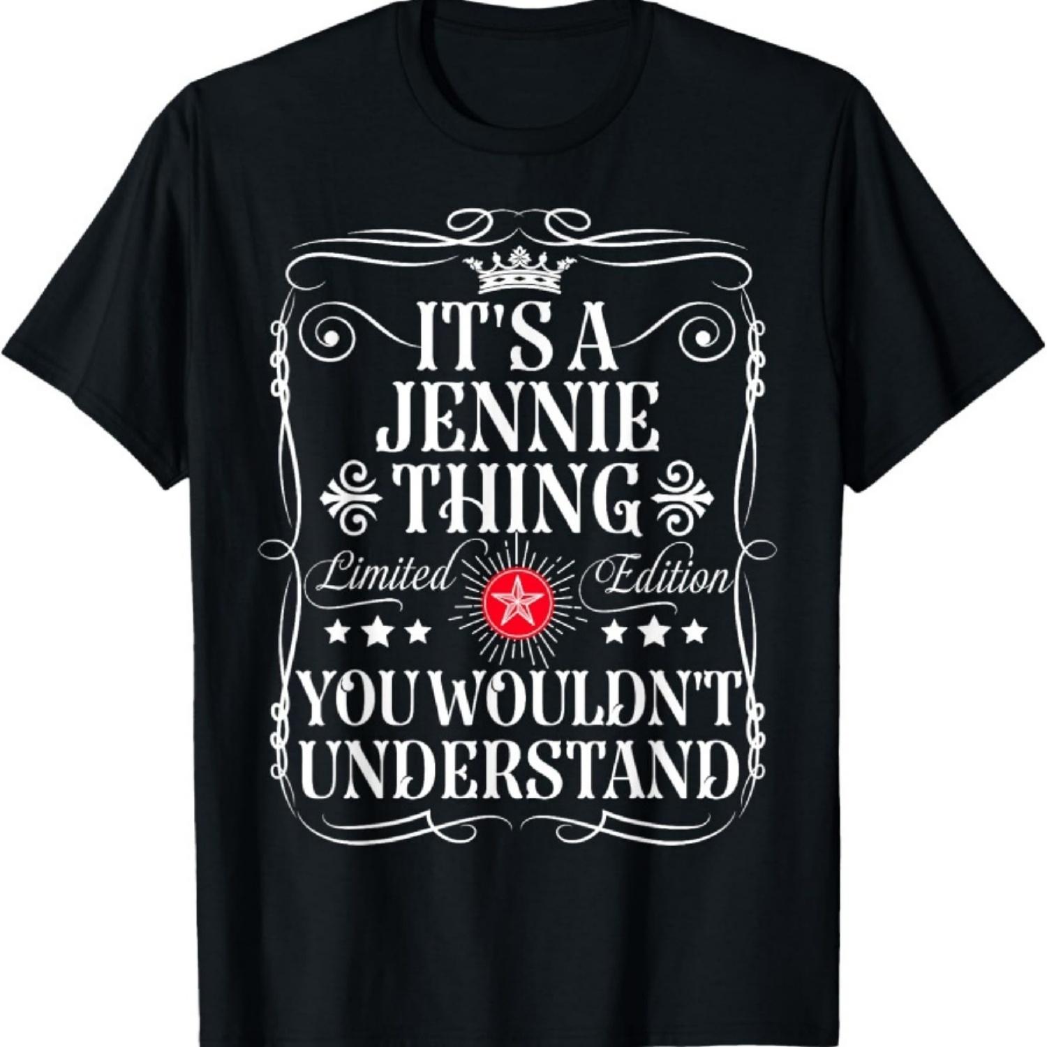 

Jennie Name Its A Jennie Thing You Wouldn t Understand T-Shirt XXXXXL чорний