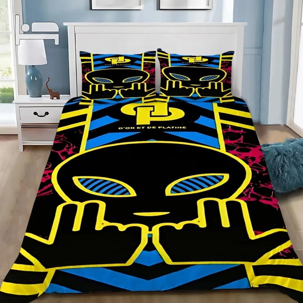 3D Print 2/3pcs JuL Bedding Sets Skin Friendly Soft JuL C'est Pas Duvet Covers Comfortable And Lovely Suitable For All Ages