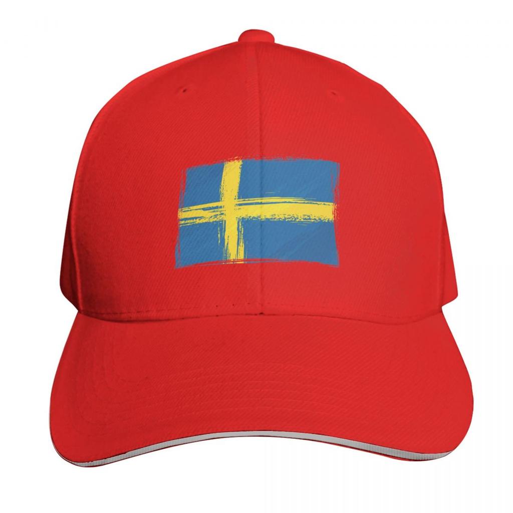 Swedish flag Svenska Flaggan Baseball Cap Luxury Cap cute Custom Cap Anime Hat For Girls Unisexs