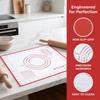 Non Stick Non Slip Silicone Baking Mat Food Grade Silicone Non-Slip Baking Mat  Dough Kneading