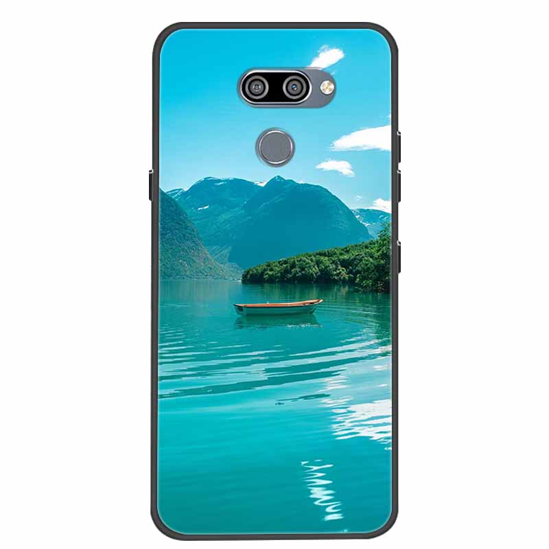 For LG LG Q60 Cases K50 / V50 G8S Thinq Soft TPU Silicone Back Cover for LG V40 Thinq Phone Cases Cartoon Bumpers For LGQ60 Q 60