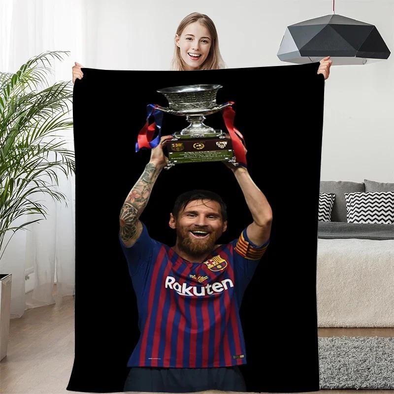 Winterdecke Sofa Messi Digitaldruck King Size Warm Knie Bett Fleece Camping Benutzerdefiniert Flauschig Weich Decken Mikrofaser Bettwäsche
