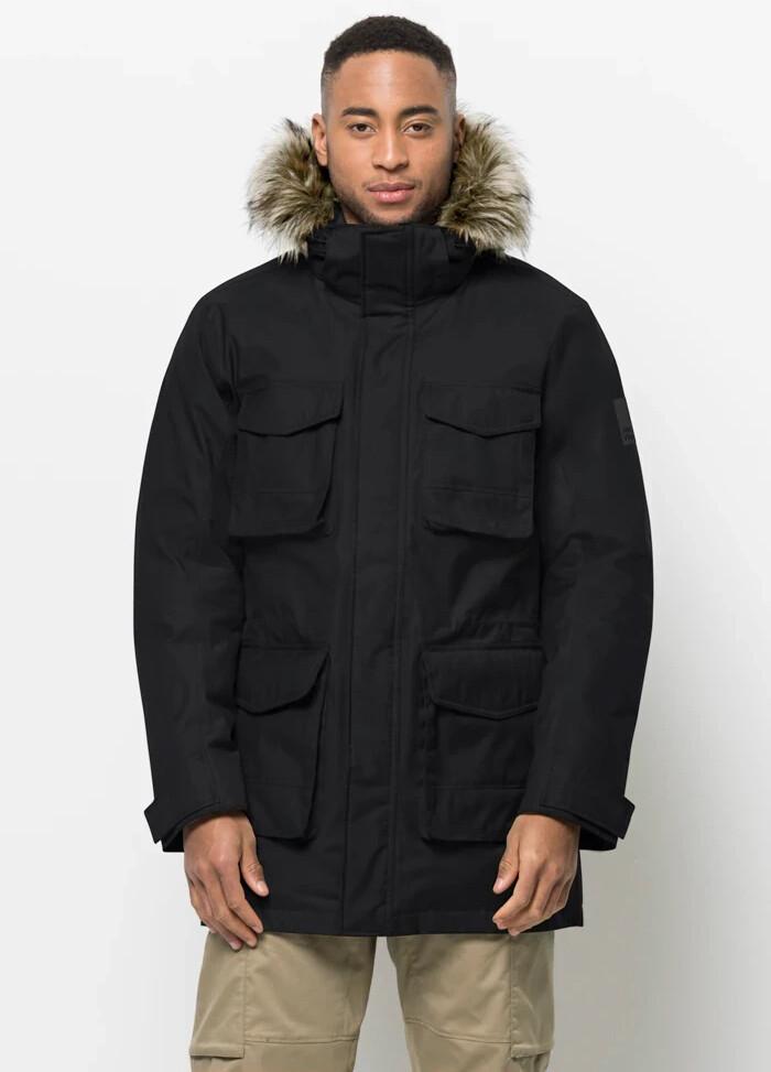 Зимняя куртка Jack Wolfskin Winterfrost Down Parka M black