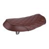 Motorcycle PU Lther Vintage   St Flat Saddle Cushion for   CG125 GN CG Black