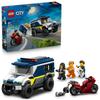 LEGO City Police Car Toy - Birthday Present, Building Blocks, Educational Toy for Boys and Girls, Ages 6, 7, 8, 9, Vehicle, Car, Miniature Car, Interi