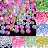 Nagelfräser, leuchtender Proteinglaskristall, flacher Boden, Strassstein, DIY-Nageldesign, Handyhülle, Beauty-Schmuck-Accessoires