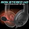 Casque Gaming - SPIRIT OF GAMER - PRO H4 DARK - Filaire - Stéréo 2.0 - Circum-aural
